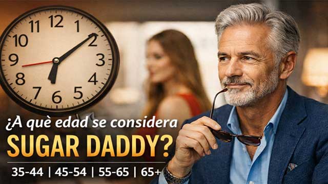 Hombre maduro elegante representando la edad típica de un sugar daddy